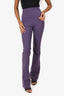 Chiara Boni La Petite Robe Purple Neoprene Pants Size 2
