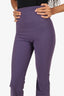 Chiara Boni La Petite Robe Purple Neoprene Pants Size 2