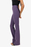 Chiara Boni La Petite Robe Purple Neoprene Pants Size 2