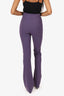 Chiara Boni La Petite Robe Purple Neoprene Pants Size 2