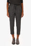 Brunello Cucinelli Grey Wool Houndstooth Jogger Pants Est. Size XS