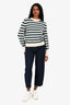Carven Dark Blue Denim Straight Legged Jeans Size 34