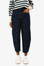 Carven Dark Blue Denim Straight Legged Jeans Size 34