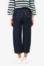 Carven Dark Blue Denim Straight Legged Jeans Size 34