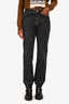 Kenzo Grey Denim Embroidered Pocket Detail Jeans Size 34