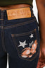 Loewe Blue Denim Logo Embroidered Pocket Detail Jeans Size 34