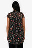 Erdem Black Multicolour Floral Tie Detail Sleeveless Top Size 4 US