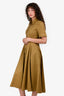 Proenza Schoulder Olive Green Button Down Dress Size 2