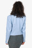 Veronica beard Blue Linen Double Breasted Blazer Size 12