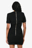 Balmain Black Tweed Logo Shift Dress Size 36