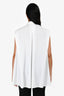 The Frankie Shop White Cotton Sleeveless Button-Up Top Size XS/S