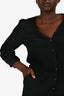 Vanessa Seward Black Silk/Lace Jumpsuit Size 42