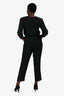 Vanessa Seward Black Silk/Lace Jumpsuit Size 42