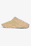 Hermès Raffia Pink Silk Trimmed Sun Visor Size S