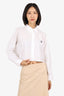 Sandro White Cropped Shirt Size 3
