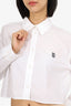 Sandro White Cropped Shirt Size 3