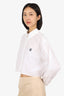Sandro White Cropped Shirt Size 3