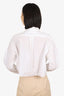 Sandro White Cropped Shirt Size 3