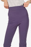 Chiara Boni La Petite Robe Purple Neoprene Pants Size 4