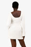 Meshki Cream Knit Pleated Dress Size M