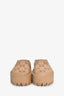 Gucci Nude Rubber Platform Clogs Size 40