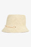 Lack of Colour Beige Straw 'Inca Seashells' Bucket Hat Size M