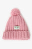 Gucci Pink Wool Knit Pom Pom Beanie Size M