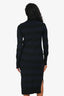 Rag & Bone Navy/Black Striped Turtleneck Midi Dress Size XS