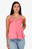 IRO Coral Silk/Lace Camisole Size 34