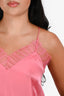 IRO Coral Silk/Lace Camisole Size 34