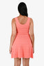 Torn by Ronny Kobo Coral Knit Pattern Sleeveless Mini Dress Size XS