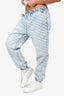 Alexander Wang Blue Denim Monogram Jogger Style Jeans Size M
