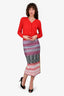 Missoni Multicolour Midi Skirt Size Est. S
