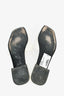 Prada White Leather Triangle Slide Sandals Size 38