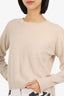 Intermix Biege Cashmere Sweater Size S