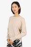 Intermix Biege Cashmere Sweater Size S
