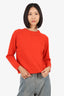 Momoni Red Wool/Cashmere Cropped Sweater Size XS