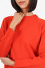 Momoni Red Wool/Cashmere Cropped Sweater Size XS