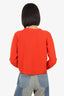 Momoni Red Wool/Cashmere Cropped Sweater Size XS