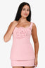 Majorelle Pink Tweed Rosette Tank + Midi Skirt Set Size XS