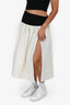 Lovers and Friends Black/White Contrast Poplin Skirt Size S