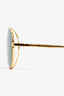 Bottega Veneta Gold Framed Aviator Sunglasses