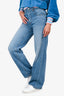 Grlfrend Blue Denim Wide Leg Jeans Size 26