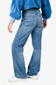 Grlfrend Blue Denim Wide Leg Jeans Size 26