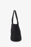 The Row Black Emilie Raffia Shoulder Bag