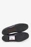 Giuseppe Zanotti Black Leather Zip Detail 'Oraine' Ballet Flats Size 39