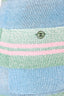 Pre-Loved Chanel™ Blue/Pink Striped Knit CC Button Polo Dress Size 34