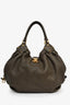 Louis Vuitton Brown Leather 'Mahina' Hobo Bag