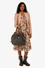 Louis Vuitton Brown Leather 'Mahina' Hobo Bag