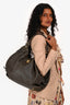 Louis Vuitton Brown Leather 'Mahina' Hobo Bag